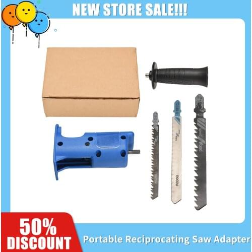 Hot Cordless Reciprocating Saw Adapter Electric Drill Modified Electric Saw Hand Tool Wood Metal Cutter Saw Attachment Adapter