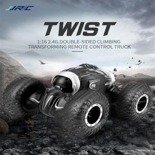 Remote Control Deformation Climb RC car JJR / C Q70 2.4GHz 4WD Twist- Desert Truck RC Car Deformation Kids Toy 2021