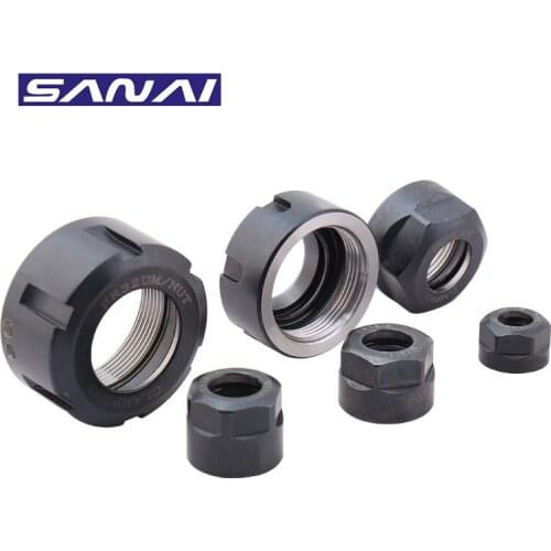 SANAI Collet Nuts 1pc Precision Spring Collet Nuts CNC Clamping Milling Engraving Machine Nuts ER-A ER-M ER-UM Clamping Tool Nut