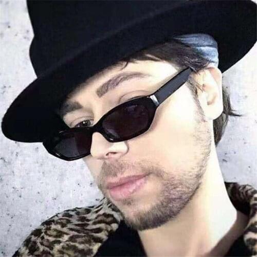 DYTYMJ Small Frame Cat Eye Sunglasses Men Classic Oval Punk Glasses Outdoor Street Beat Vintage Oculos De Sol Gafas De Sol Mujer