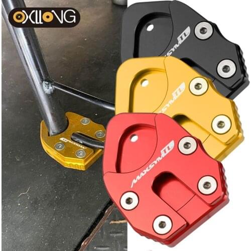 Stands Side Stand Extension Pad Plate For SYM MAXSYM TL 500 Maxsym TL500 2019 2020 2021 Kickstand Support Pad Support Shell