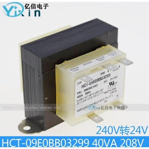 40VA 208V 240V to 24V UL Honeywell Honeywell Dehumidifier Transformer HCT-09E0BB03299