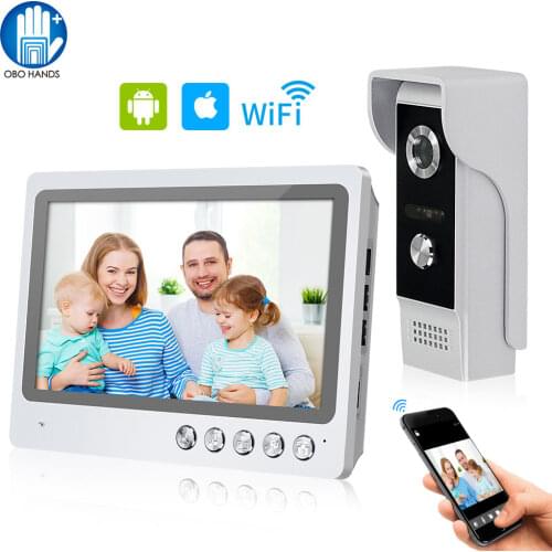 9 Inch Wifi Video Door Phone Wireless Video Intercom System for Home DoorPhone Doorbell Wired Camera + Monitor Remote Unlock