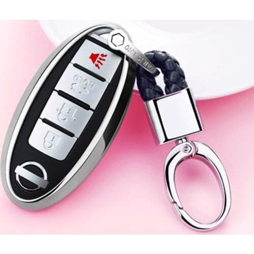 Car Key Protection Case Cover Shell Protector Covers For Nissan Infiniti QX50 Q50L Shell Keychain Key Chain Accessories