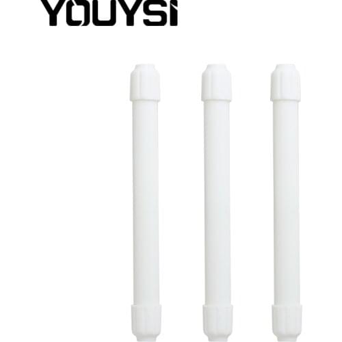 YOUYSI 100Pcs Drop cable Optical fiber Protection box small round tube heat shrink tubing to protect fiber splice tray