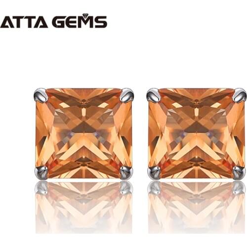 Zultanit Diaspore Zultanite Gemstone Stud Earrings for Women Solid 925 Sterling Silver Engagement Colorful Earrings Fine Jewelry