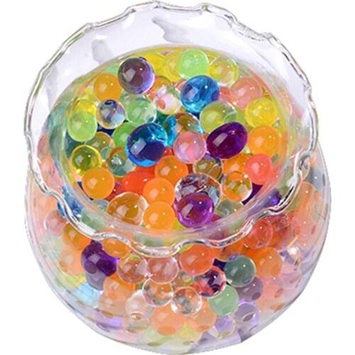 10 Bags Novelty Toys Bubble Big Beads Sponge Baby Water Absorption Beads Crystal Mud Ocean Expansion Color Bag Wholesale Custom