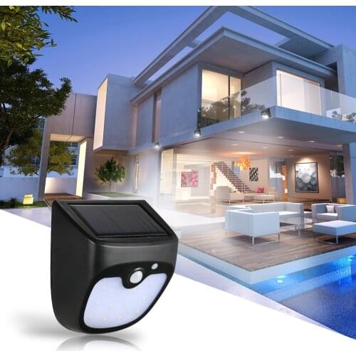 12 LEDs Solar Rechargeable Motion Sensor Night Security Wall Lights