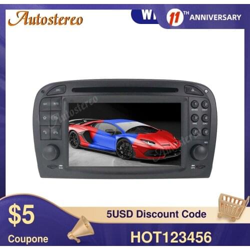 For Mercedes Benz SL R230 SL500 2001-2007 Android10.0 Car CD DVD player Auto radio Car GPS Navigation Headunit multimedia Satnav
