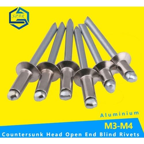 Blind Rivets/aluminum Open End Blind Rivets/countersunk Head Rivets/Flat Head Rivets/ Aluminum Rivets/pop Rivets/M3-M4