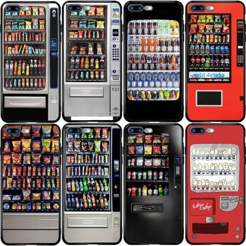 Phone Case for Xiaomi Redmi Note 10 9 9S 9A 8 8T 7 6 7A 6A 5A 5 A1 A2 A3 Pro Max Plus Lite Snack Vending Machine