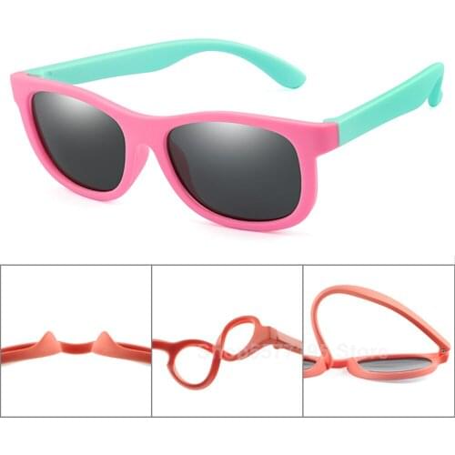 Brand Design Kids Polarized Sunglasses Vintage Boys Girls Coating Sun Glasses Child UV400 Square Sunglass Shades Gafas de sol