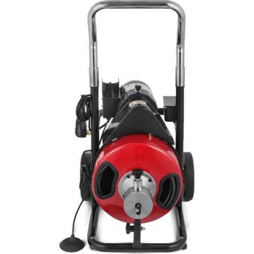 50 Ft Electric Drain Cleaning Machine 4 Cutter Snake Drill Drain Auger Cleaner Machine