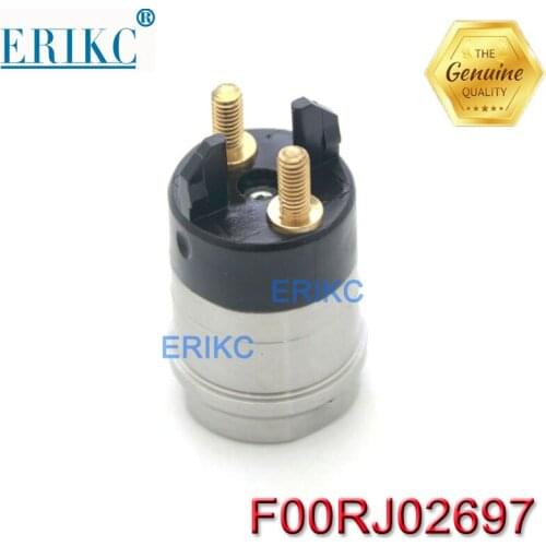 ERIKC F 00R J02 697 Common Rail Injector Solenoid Valve F00RJ02697 Diesel Nozzle Valve F00R J02 697 for Fuel Injectors