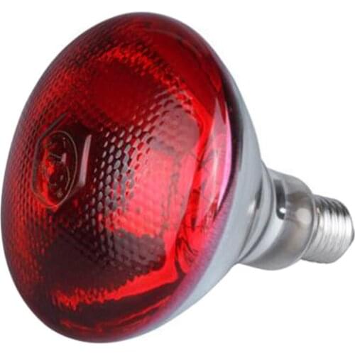 250w Infrared Heat Lamp Waterproof Anti-Explosion Thickened Light Bulbs for Piglet Chicken Duck Birds JS22