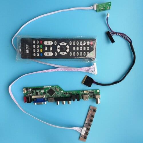 Kit for LP156WH4(TL)(Q1) Panel 15.6" TV AV USB HDMI-compatible LCD LED 40pin LVDS VGA remote Controller driver board 1366X768