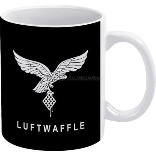 LuftWaffle White Mug Vintage Mug New Unisex Size Mug Luftwaffe Luftwaffle German Air Force World War 1 2 3 Germany France