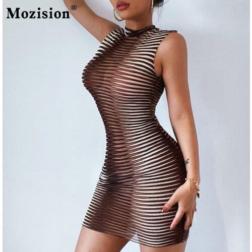 Mozision Summer Striped Dresses