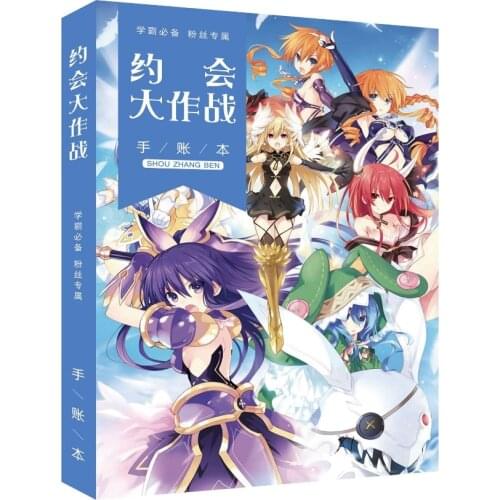 Anime Date A Live Coloring Book Painting Drawing notebook toys imitated copy book planner toy gift size A5