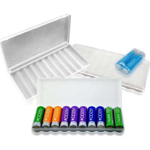 Plastic Battery Storage Box Hard Container Case Cover for 10Pcs 18650 Battery Organizer Box PP Lithium Battery Waterproof Case