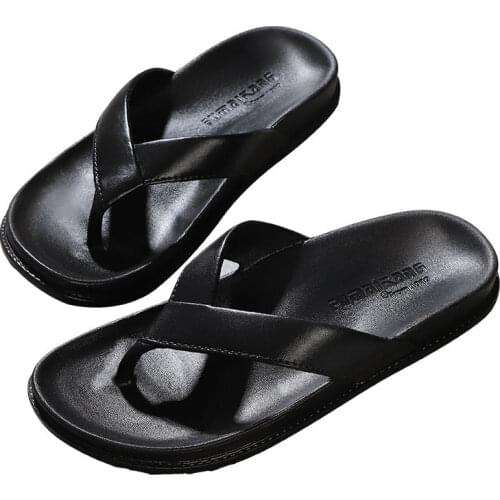 2021 New Arrival Summer Women Flip Flops High Top Beach Sandals Men Anti-slip Zapatos Femme Casual Soft Bottom Beach Shoes Cheap