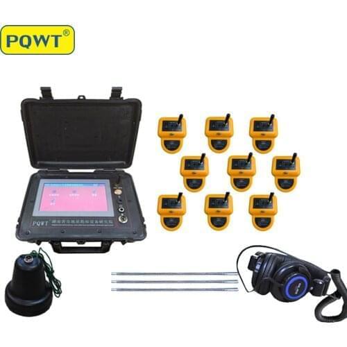 PQWT-CL900.8M Underground Pipe Leak Detector Manufacturer Portable Plumbing Tools Equipment Locator Ground Wall Repair Service