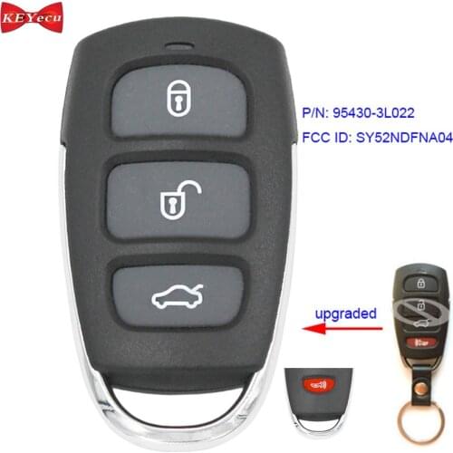 KEYECU for Hyundai Azera Veracruz Upgraded Remote Key Fob 95430-3L022 SY52NDFNA04