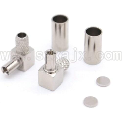 Rf coaxial connector TS9 Crimp for RG58 RG142 LMR195 RG223 cable HUAWEI/ZTE 3G/4G Modem antenna connector free shipping