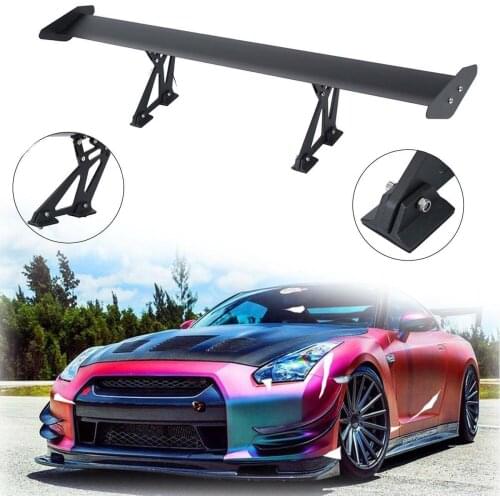 Samger 53'' 135cm 110cm Universal Car Spoiler Rear Tuning Car Sedan GT Wing Racing Spoiler Spoiler Trunk Cover Shipping Drilling