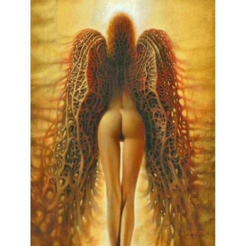 Sexy lady angel full square round drill diamond Mosaic 5D Picture with rhinestones Diamond Painting crystal diy cross Stitch new