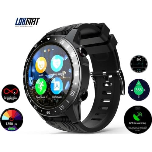 TK05 Smart Watch 1.3inch Screen BT 3.0 / 4.0 Pedometer Heart Rate Alarm Remote Camera GPS Waterproof Sports Smartwatch Men Women