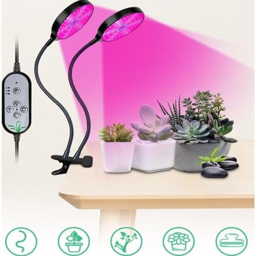 LED Grow Light USB Power Phyto Lamp Flexible Clip Full Spectrum Waterproof Indoor Succulents Plants Seedlings Flower Home Tent