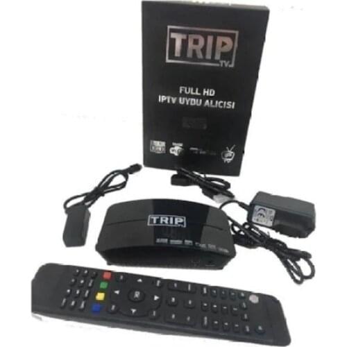 Trip TV Full HD IPTV Black Satellite Receiver-High Quality - 100% Original - Free Shipping