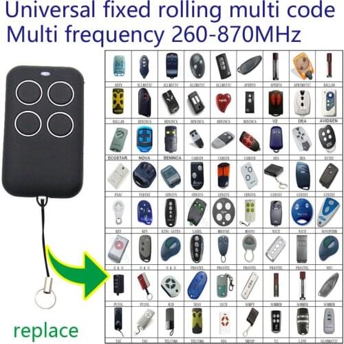 433.92mhz 868.3mhz 330mhz 315mhz Universal Fixed Multi Code Multi-frequency Gate Garage Door Remote Control
