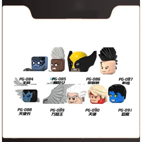 In Stock 1Pcs Sale Superheroes Mini Figures Apocalypsed Storms Wolverines Bricks Assembled Building Blocks Educational Gifts