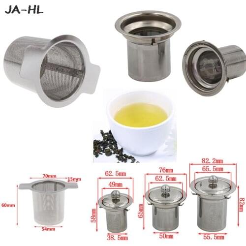 1pcs Stainless Steel Mesh Tea Infuser Tea Strainer Fine Chinese Kungfu Tea Leaf Funnel Spice Filter Kitchen Tools