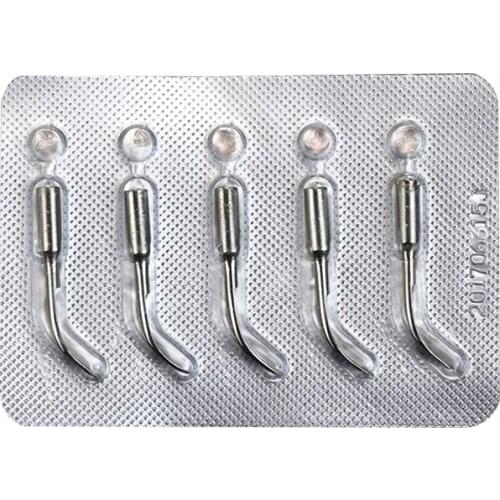 5 Sets/25pcs Dental Teeth Cleaning Blade Tip Dental Material Ultrasonic Scaler Tips Fit Dentistry Machine Oral Hygiene Care Tool