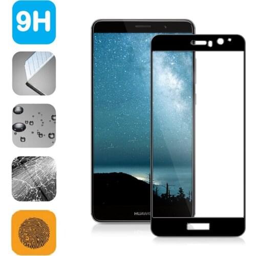 9H Tempered Glass LCD Screen Protector Shield Film for HUAWEI Mate9 Mate 9 Black Anti-scratch Cover Accessories