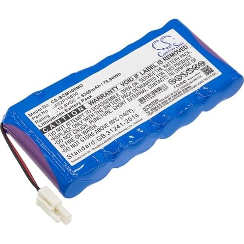 Cameron Sino Battery for Biocare 4S2P18650 fits PM900 PM900 Patient Monitor PM900S Medical Replacement battery