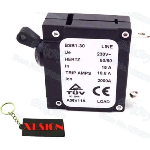 15A In Generator Circuit Breaker 18.8A Trip Amps 230V BSB1-30 2000A 50/60 HERTZ