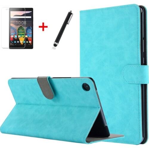 For Huawei Mediapad M5 8 8.4 inch SHT-W09 Cover Flip Stand Smart Cases for Huawei M5 8.4 SHT-AL09 with Card Solt+film+pen