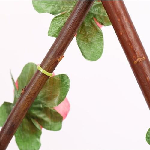 Simulation Fence Flower Balcony Outdoor Retractable Wood Fence Sunflower Decorative Courtyard Guardrail RE