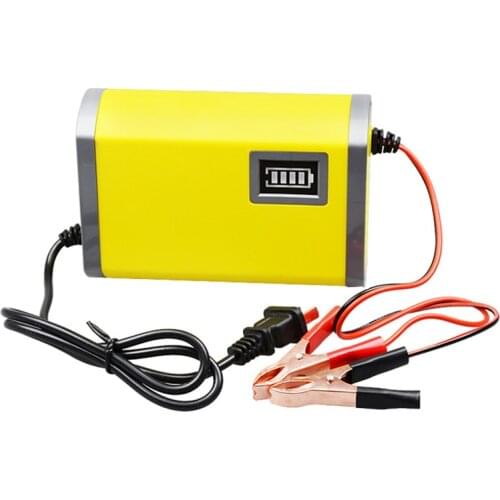 Intelligent LED new car motorcycle battery charger 12V charger 6A Electric car charger input voltage 220V output voltage 12V
