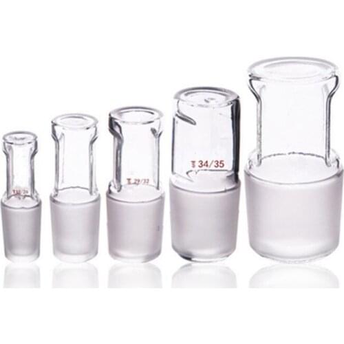 Lab Glass hollow plug 14# 19# 24# 29# 34# 40# 50# Standard mouth stopper Grinding air plugs for flask school experiment