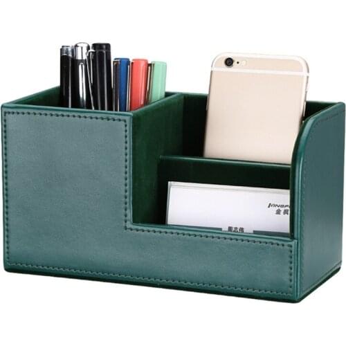 Multi-function Desk Stationery Organizer Pen Pencil Holder Business Cards Stand Desk Accessories Organizer School Supplies