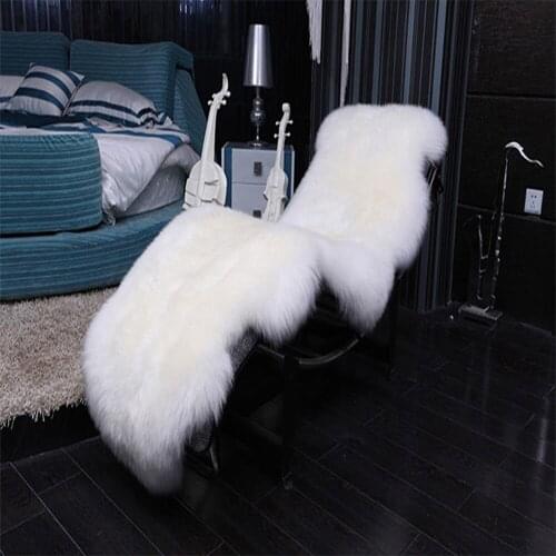 Real Australian Sheepskin Wool Carpet Natural Double Rugs and Carpet For Living Room Chair Sofa Fur Rug Home Floor Mat