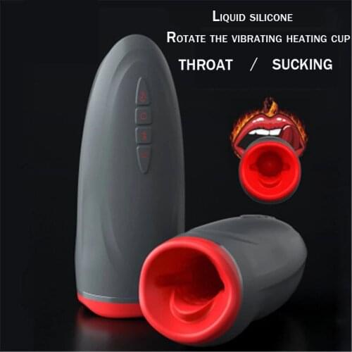 Sex shop fire turn bead warm mouth love cup spin shake airplane cup massage masturbation device adult goods toy