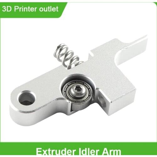 Silver Extruder Idler Arm All Metal 3D Printer Parts For Ti-tan Aero Extruder 1.75mm Prusa i3 MK2 Artillery Sidewinder X1