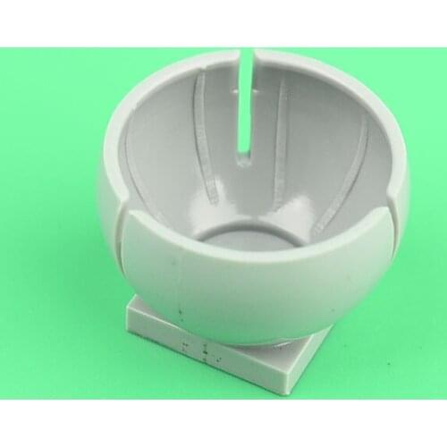 Guduola Special Plate 2x2 with Hemispherical Socket 3x3x2 (44358) MOC Building Block Toys Parts for Children 10pcs/Lot