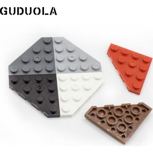 Guduola Special Brick Wedge Plate 4x4 (45°) (30503) MOC Building Block Children Toys 40pcs/LOT